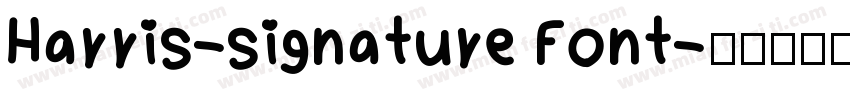 Harris-signature Font字体转换